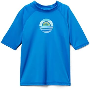 Kanu Surf Boys' Haywire UPF 50+ Sun Protective Rashguard Swim Shirt, Avalon Royal, X-Small (6)