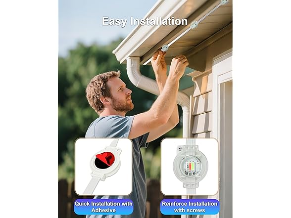 XINKAITE Permanent Outdoor Lights