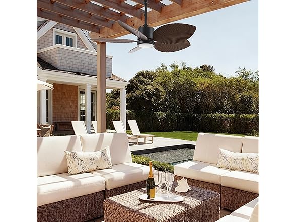 Parrot Uncle F6037S 42" IP66 Farmhouse Ceiling Fan