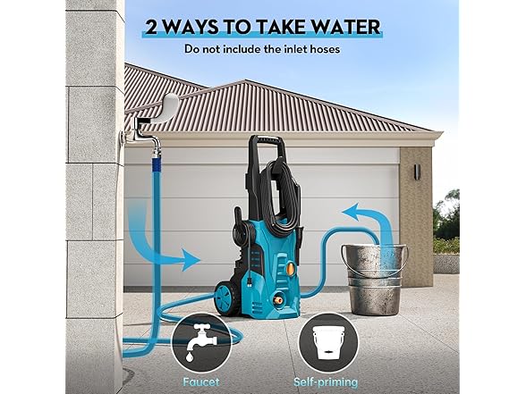 GREENER GD-PW03 Electric Pressure Washer Blue