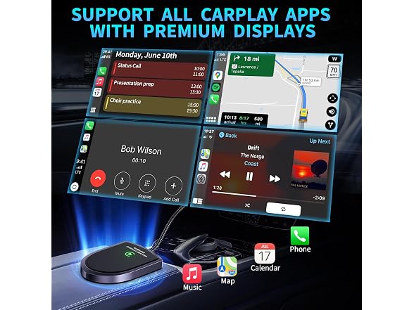 ALES Wireless CarPlay Adapter for iPhone