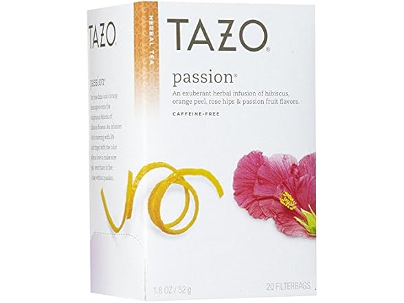 Tazo Passion Herbal Tea, 20ct