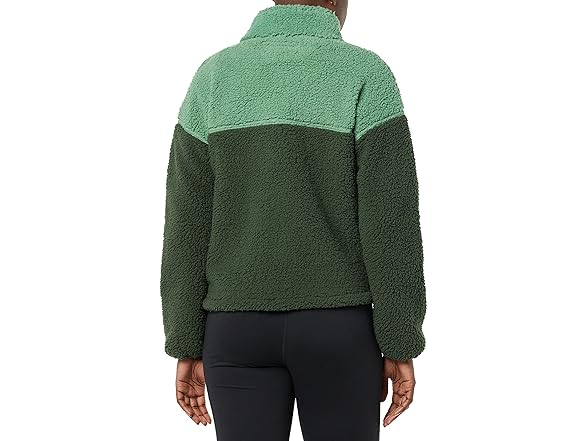 Dark Green Sage Green Shearling