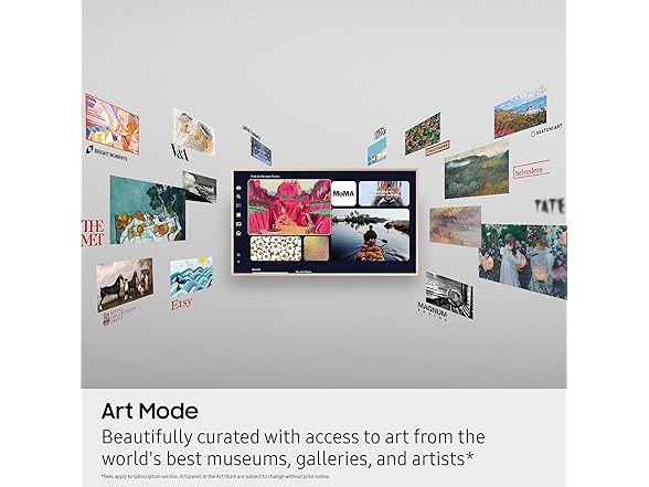 Samsung 43-Inch Class The Frame LS03F 4K QLED Smart TV (2025 (Open Box)