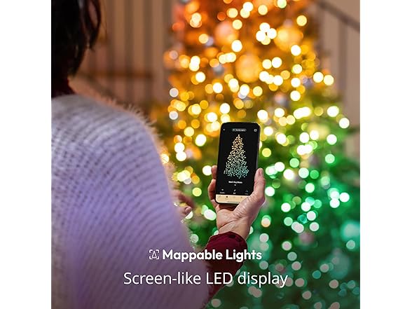 Twinkly Strings USB-C Candle 100 LED Lights