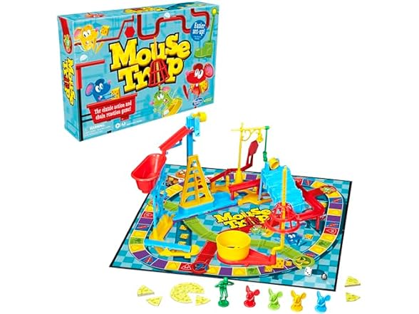 Hasbro Gaming Mouse Trap Board Game