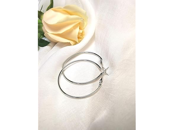 Hoop Earrings 3 Pairs Sterling Silver