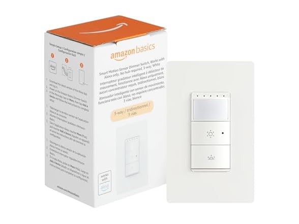 Amazon Basics Smart Motion Sensor Dimmer Switch