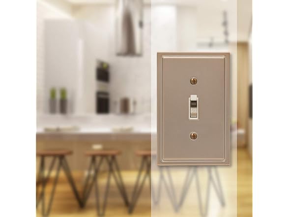 Amerelle Toggle Wallplate, Bronze