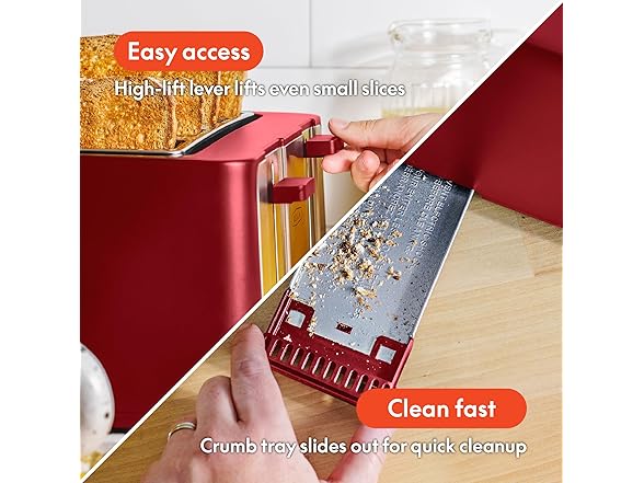 BELLA 4 Slice Toaster with Auto Shut Off