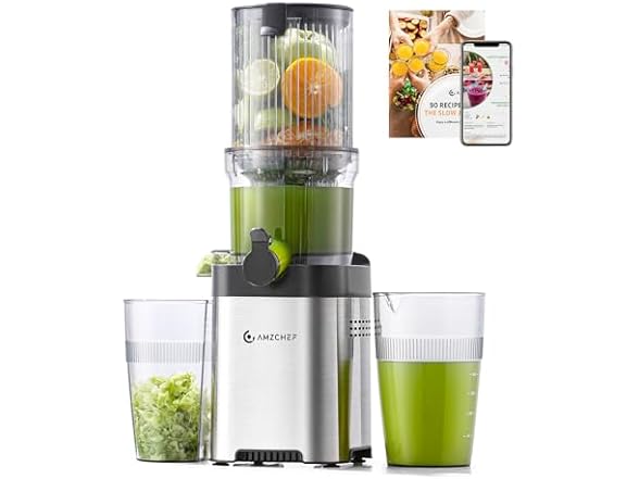 AMZCHEF Cold Press Juicer