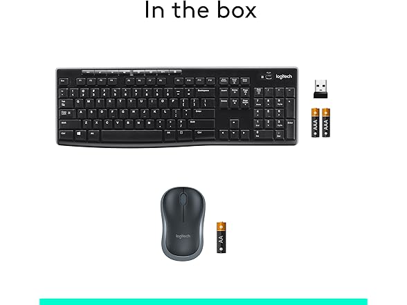 Logitech MK270 Wireless Keyboard and Mouse Combo