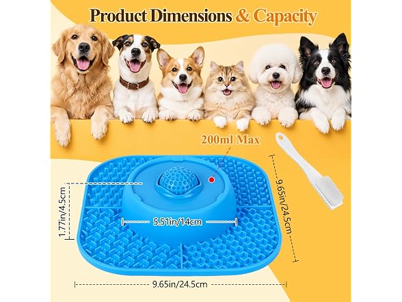 Huttoi Slow Feeder Dog Bowls 3-in-1 