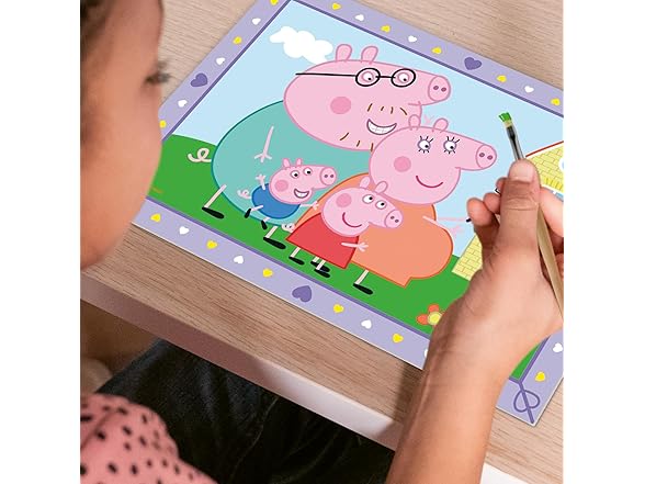 Peppa Pig Paint by Numbers Kit for Children