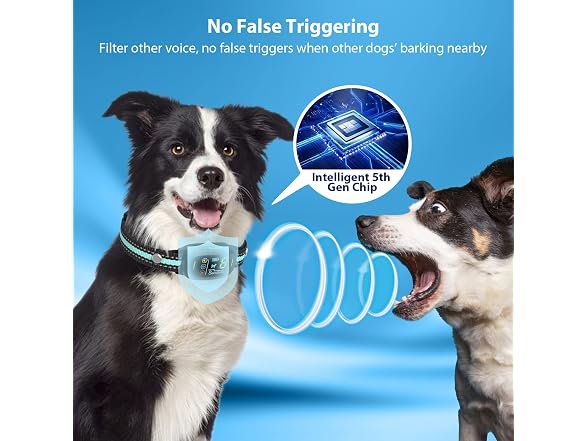 GHORA Bark Collar, Dog Bark Collar w/Smart Triggering