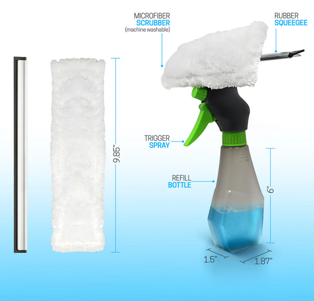 Aduro S-ABSPR3-06 3 in 1 Window Cleaner Kit - Gallery 6