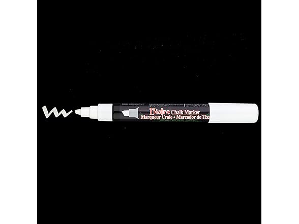 Uchida Chisel Tip Bistro Chalk Marker, White