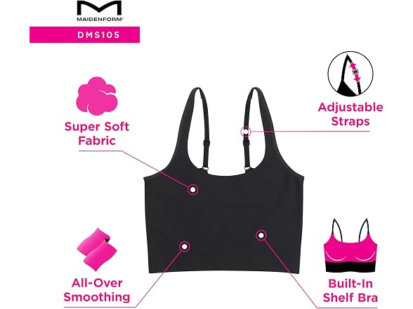 Maidenform Women Smoothing Seamless Cami Shapewear