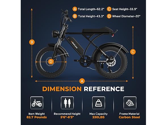 Movcan V60 Electric Bike for Adults