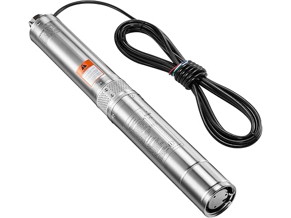 VEVOR Deep Well Submersible Pump, 1 HP