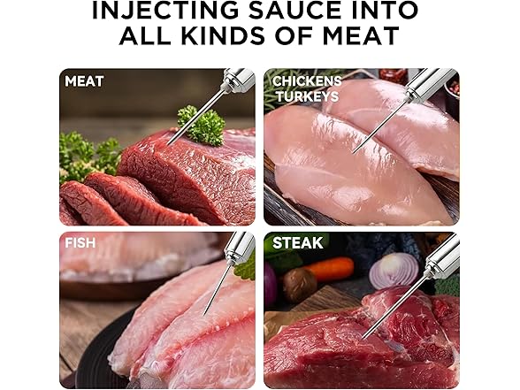 Red Mountain Valley Stainless Steel Turkey Injector