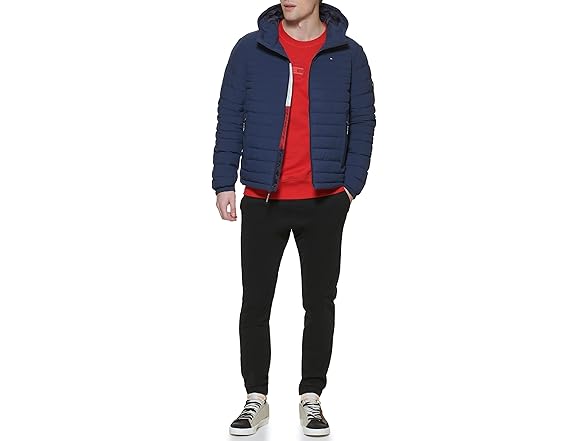Tommy Hilfiger Tommy Hilfiger Men's Stretch Poly Hooded