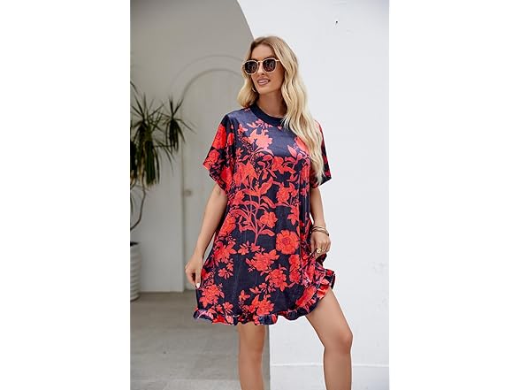 Women's Summer Vintage Velvet Dress