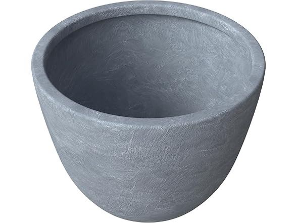 LeisureMod Dahlia Stone Planter