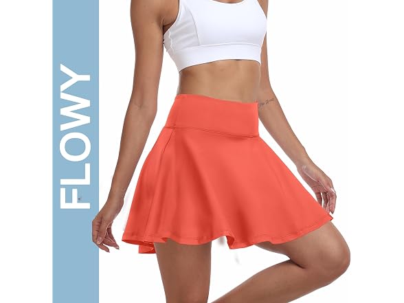 Ggov Women (XL) Flowy Tennis Golf Skirts Skirts