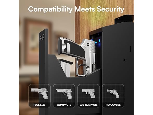 ADIMO T6 Slider Biometric Gun Safe