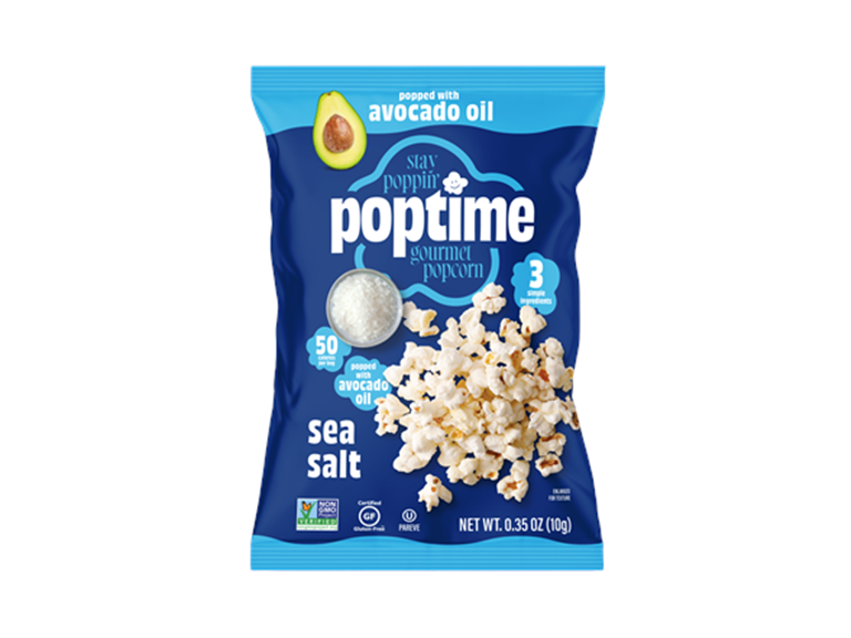(50ct) Poptime Gourmet Popcorn - Sea Salt
