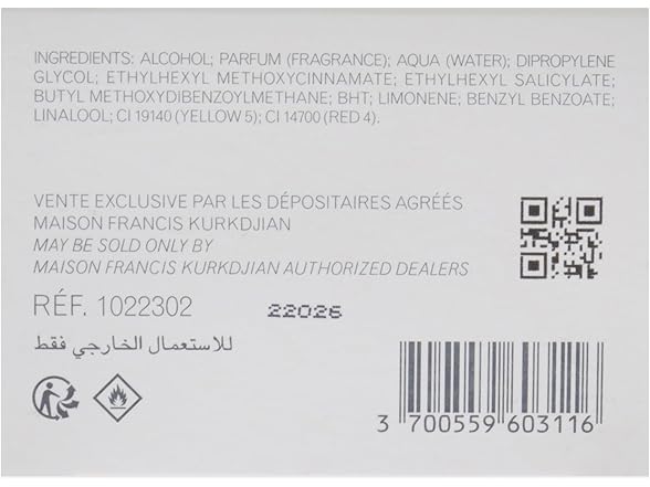 Maison Francis Kurkdjian Baccarat Rouge 540 EDP, 2.3 Fl Oz