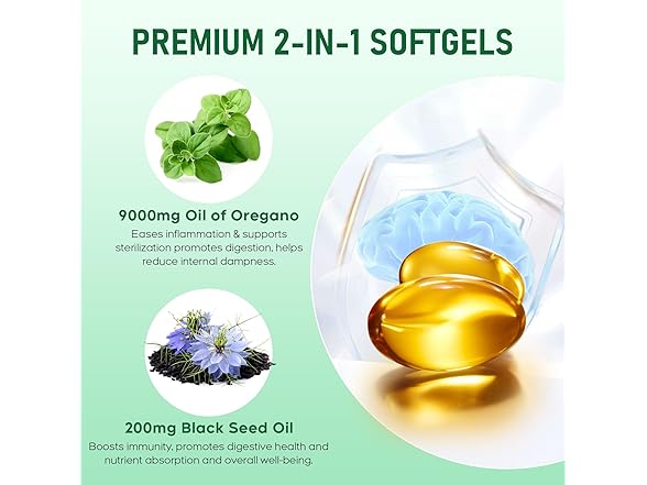 Oil of Oregano with Black Seed Oil