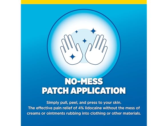 Amazon Basic Care Amazon Lidocaine Patches, 15ct