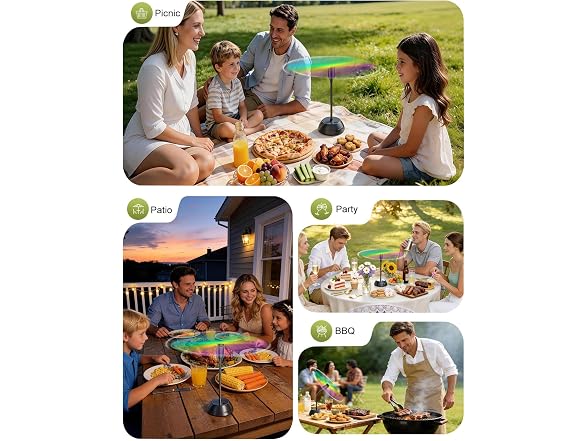 Edvision Rechargeable Table Fly Fan