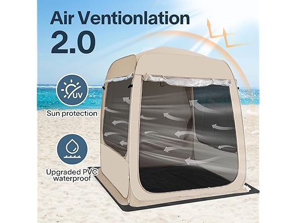 5 Person All Weather Camping SUV Tent