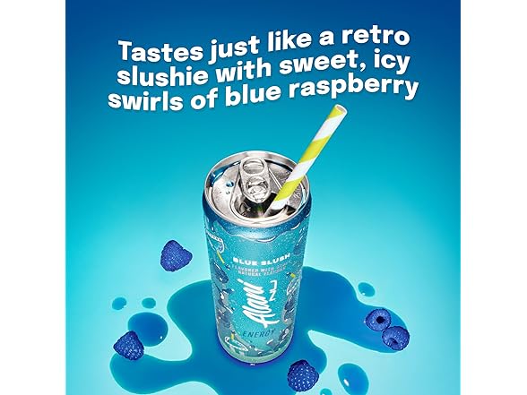 24PK Alani Nu BLUE SLUSH, Sugar Free, Low Cal