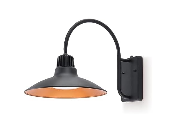 Lutec BH-948 Dusk to Dawn Gooseneck Wall Sconce