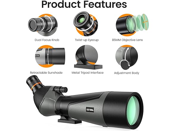 Three Triping Spotting Scope
