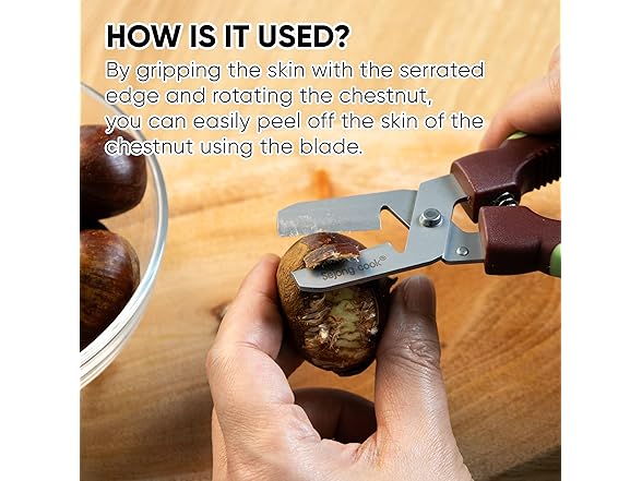SEJONG COOK Chestnut Scissors