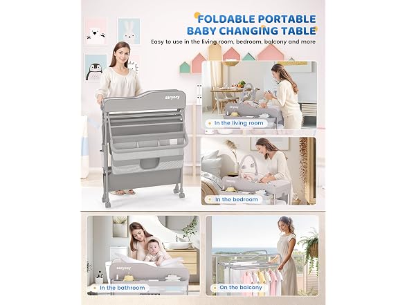 Baby Changing Table, Mobile Folding
