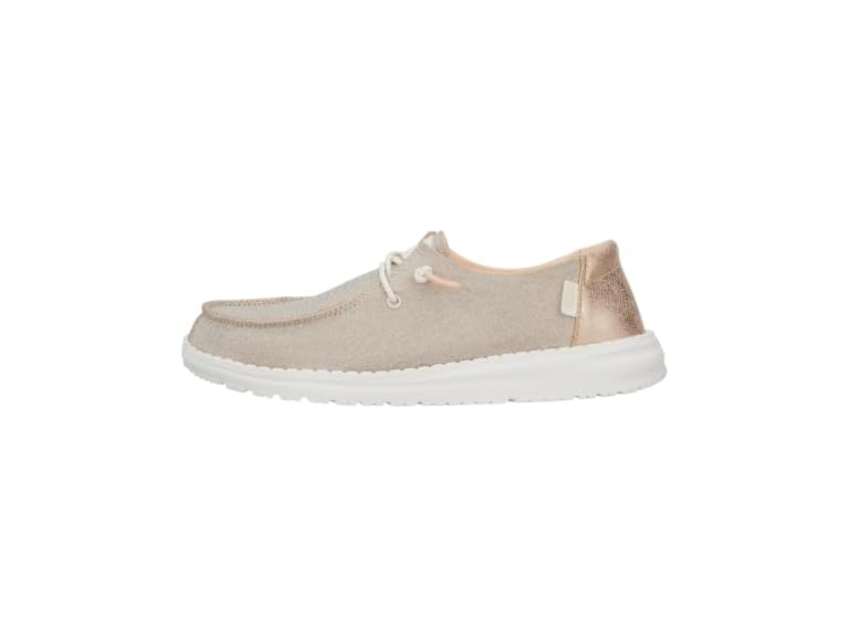 Hey Dude Wendy Metallic Sparkle Women's Shoes (38)
