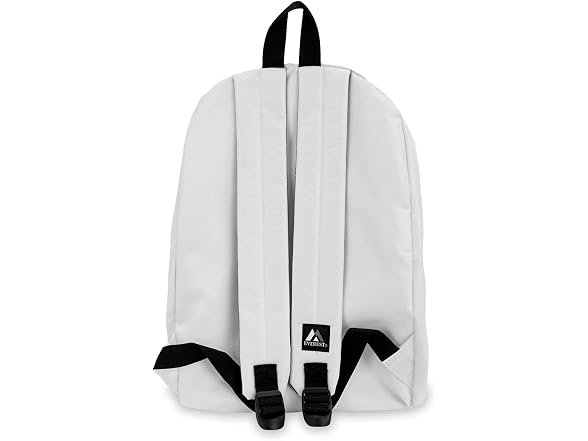 Everest Luggage Basic Backpack, White, Medium