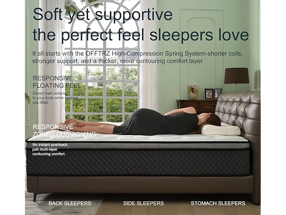 10 Inch King Gel Memory Foam Mattress