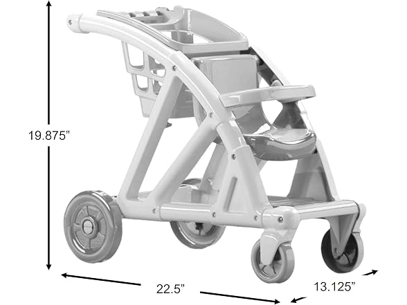 American Plastic Toys Shop with Me Stroller