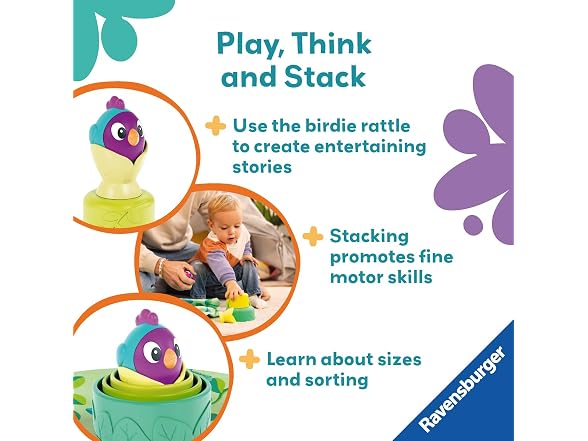 Ravensburger Play+ 3-in-1 Stacking Cups