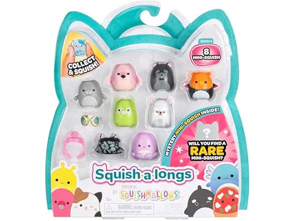 Squish-a-longs Mini-Squish 8-Pack (Wave 3, Style 3)