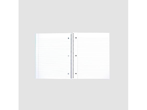 Yoobi Aqua Spiral Notebook - 1 Subject Colleg