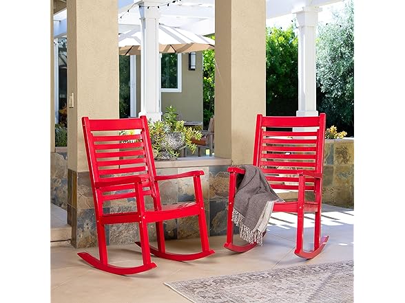 Shine Company 4337 Modern Wooden Rocking Chair