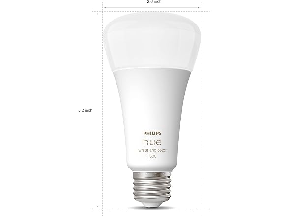 Philips Hue Smart 100W A21 LED Bulb -